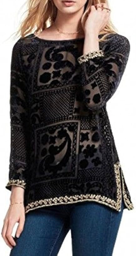 Calypso St Barth Blouse with Velvet