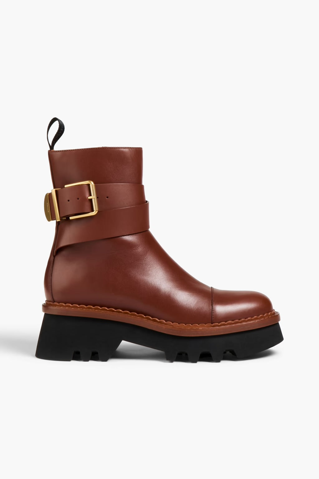 CHLOE owena leather ankle boots
