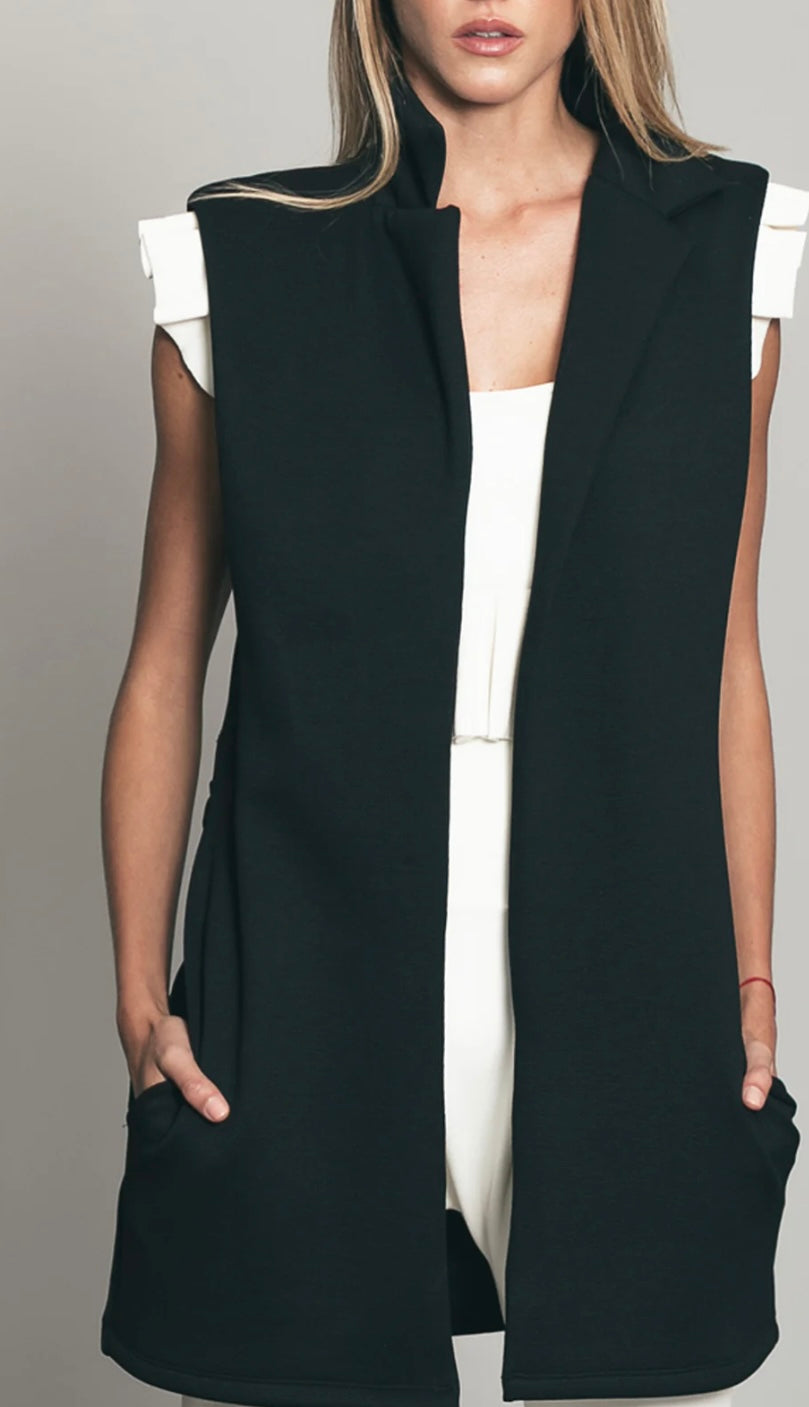 PORT DE BRAS - HENRY VEST BLACK