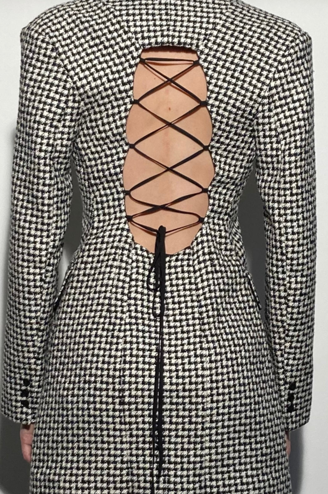 ZARA - Houndstooth Blazer Dress