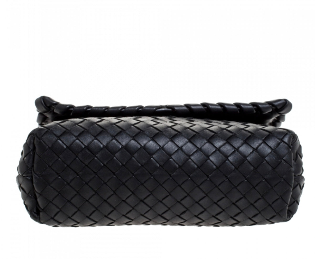 Bottega Veneta
Bottega Veneta Black Intrecciato Leather Small Olimpia Shoulder Bag