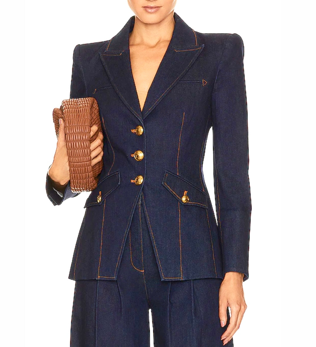 Veronica Beard Denim Set - Blazer and Pants