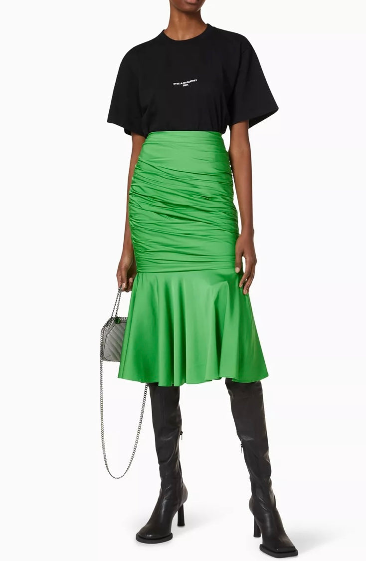 Stella McCartney
Stella McCartney Henley Ruched Godet Skirt