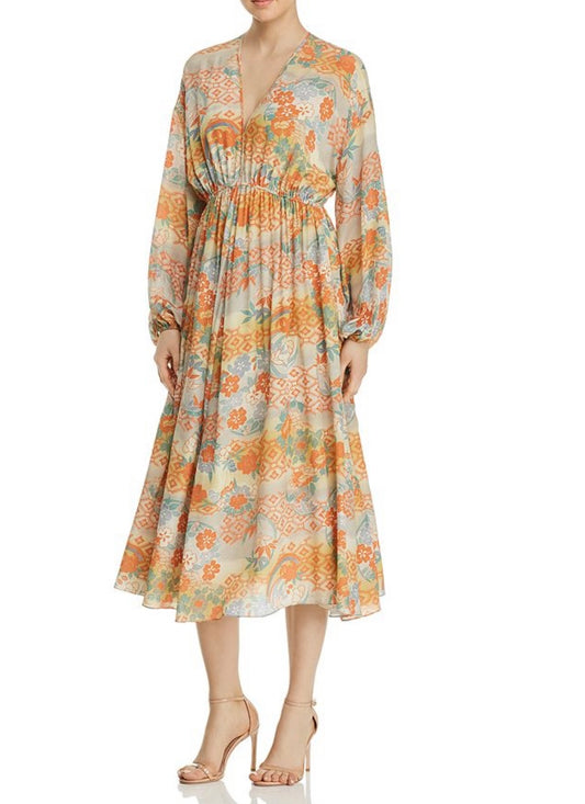 Elizabeth and James
Norma Printed Silk Dress