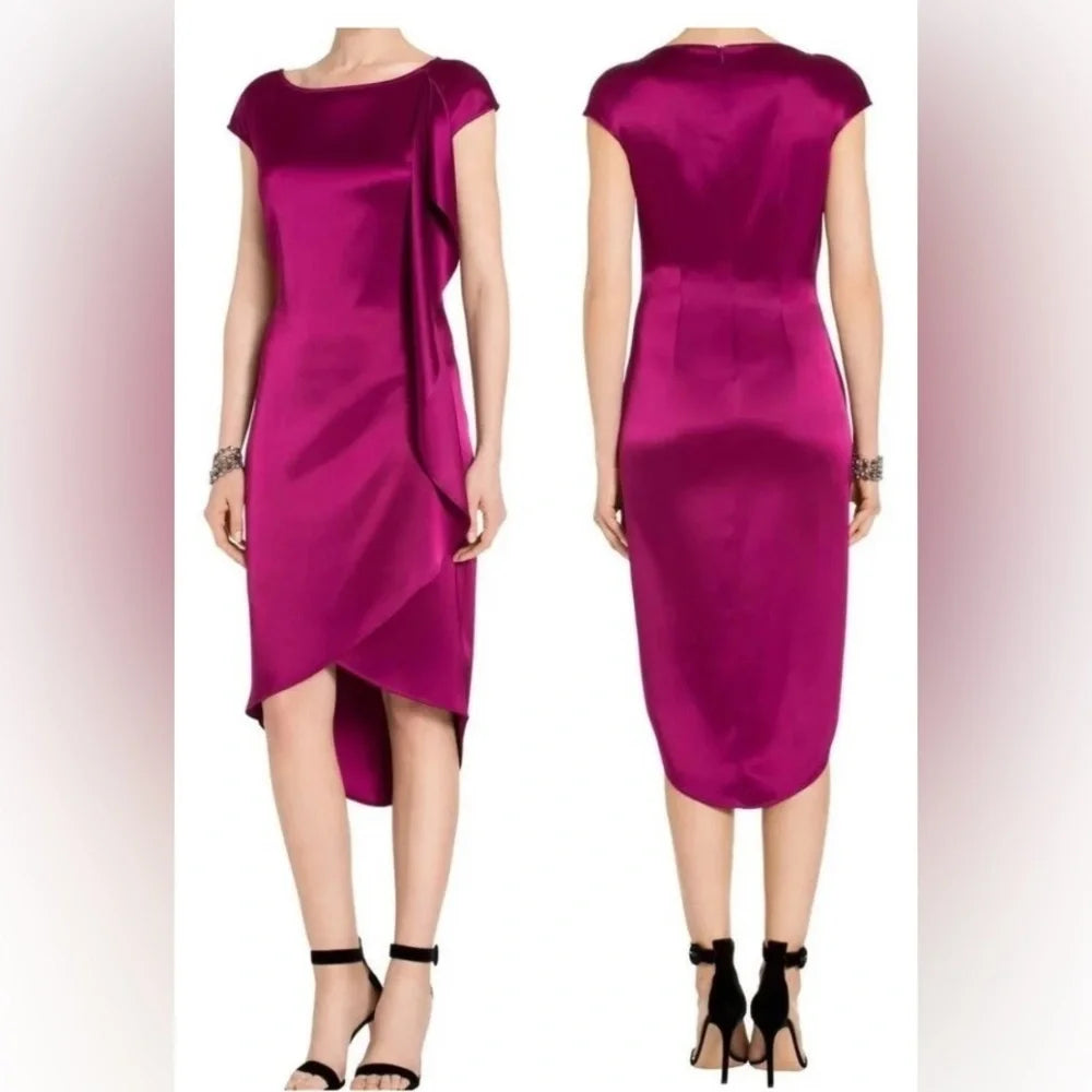 ST.JOHN purple dress