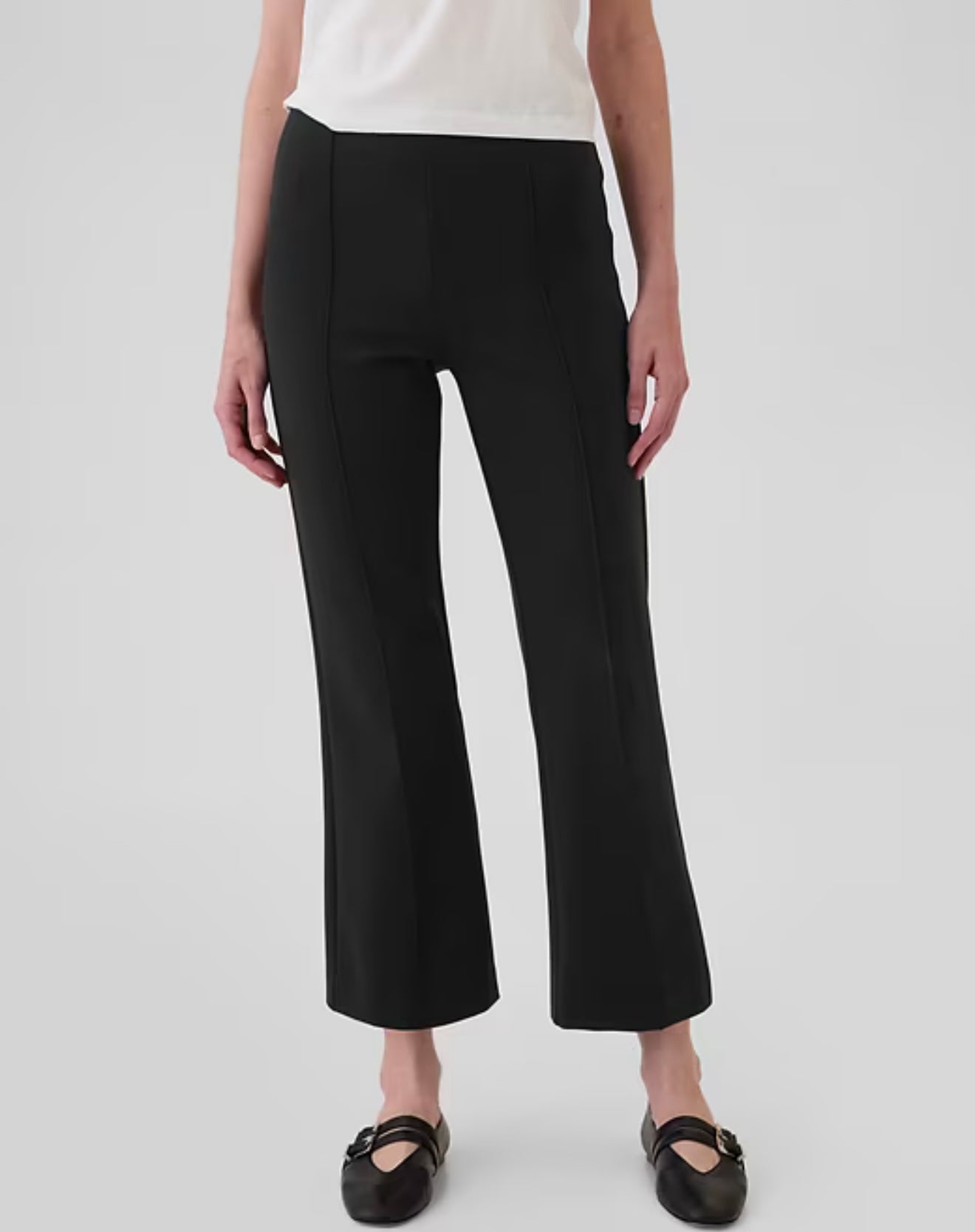 GAP - High Rise Double Knit Crop Kick Pants