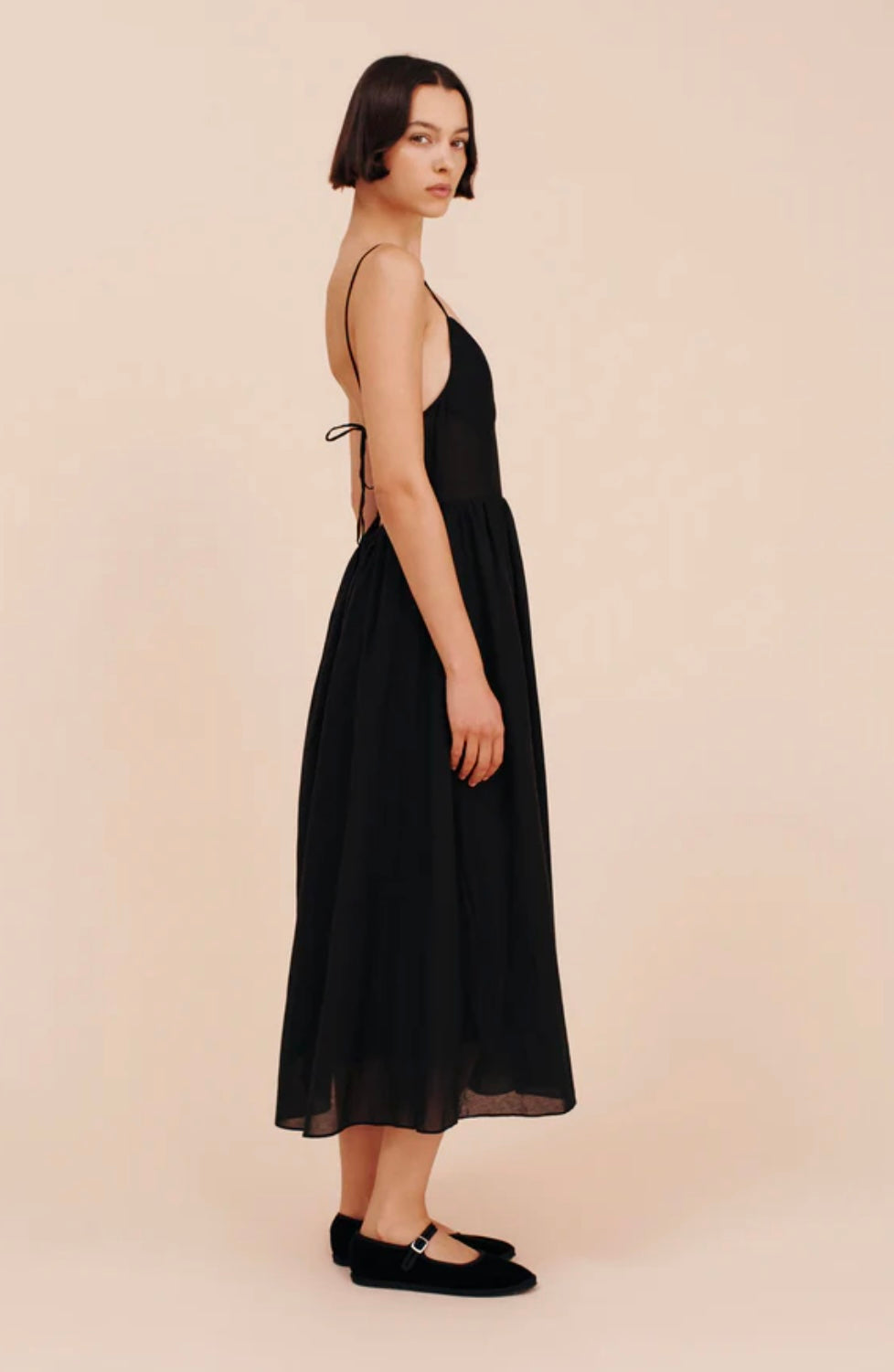 POSSE - WINNIE DRESS IN BLACK