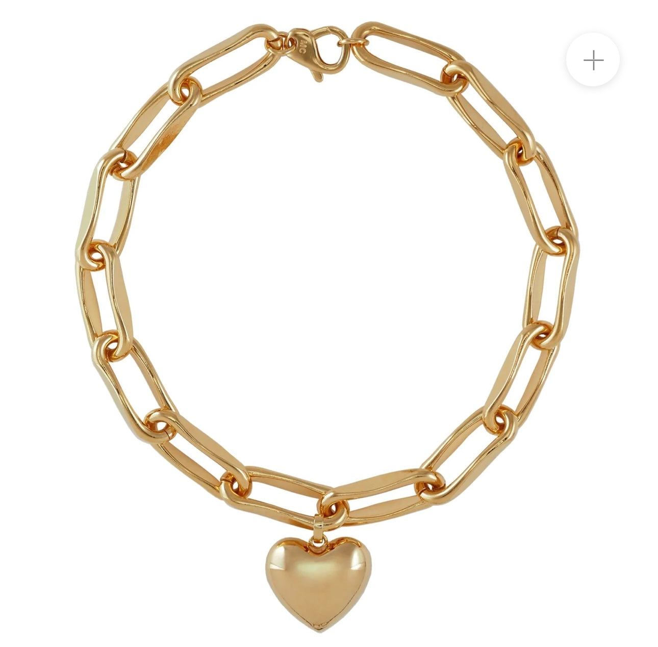 MARTHA CALVO - HEART CHAIN NECKLACE