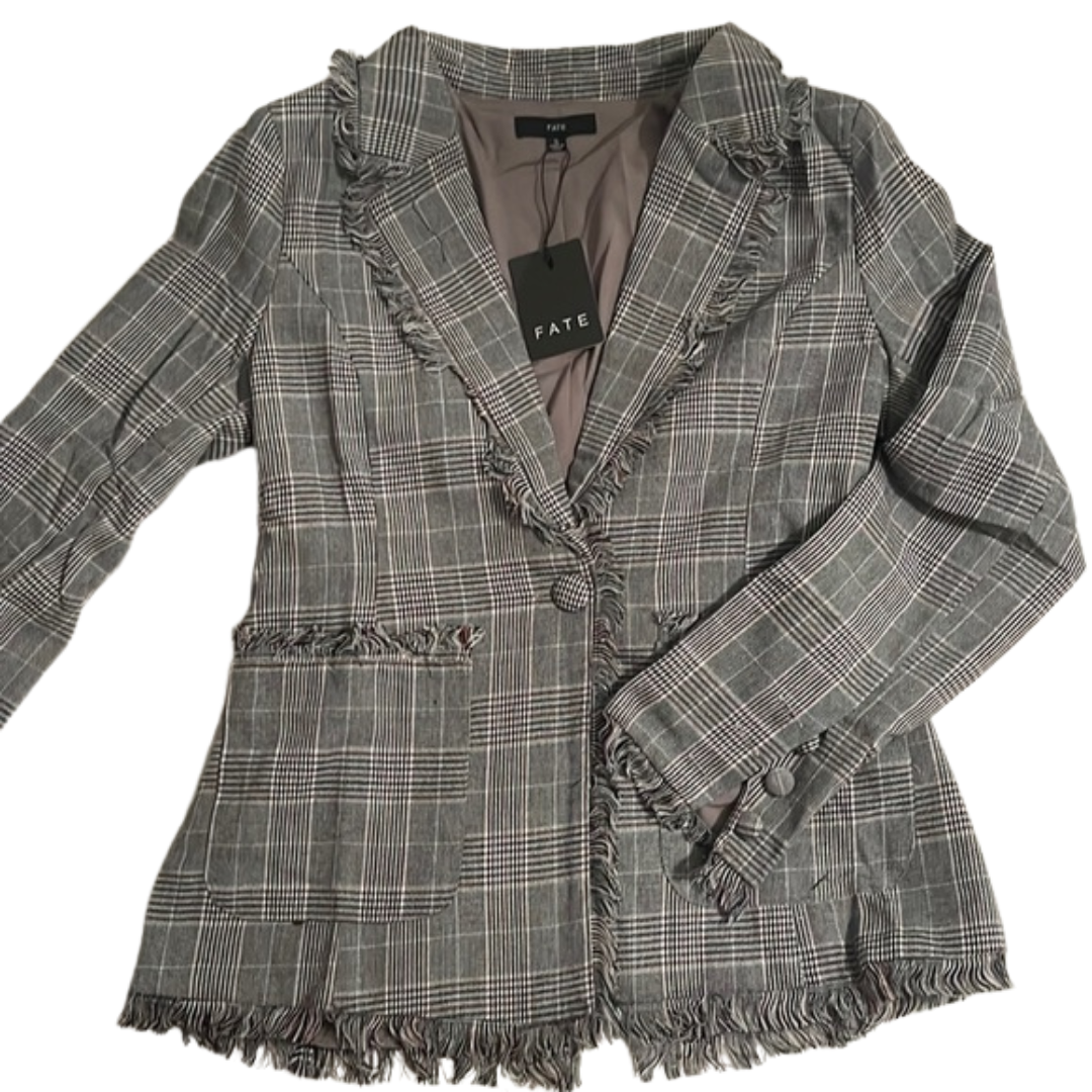 FATE plaid blazer