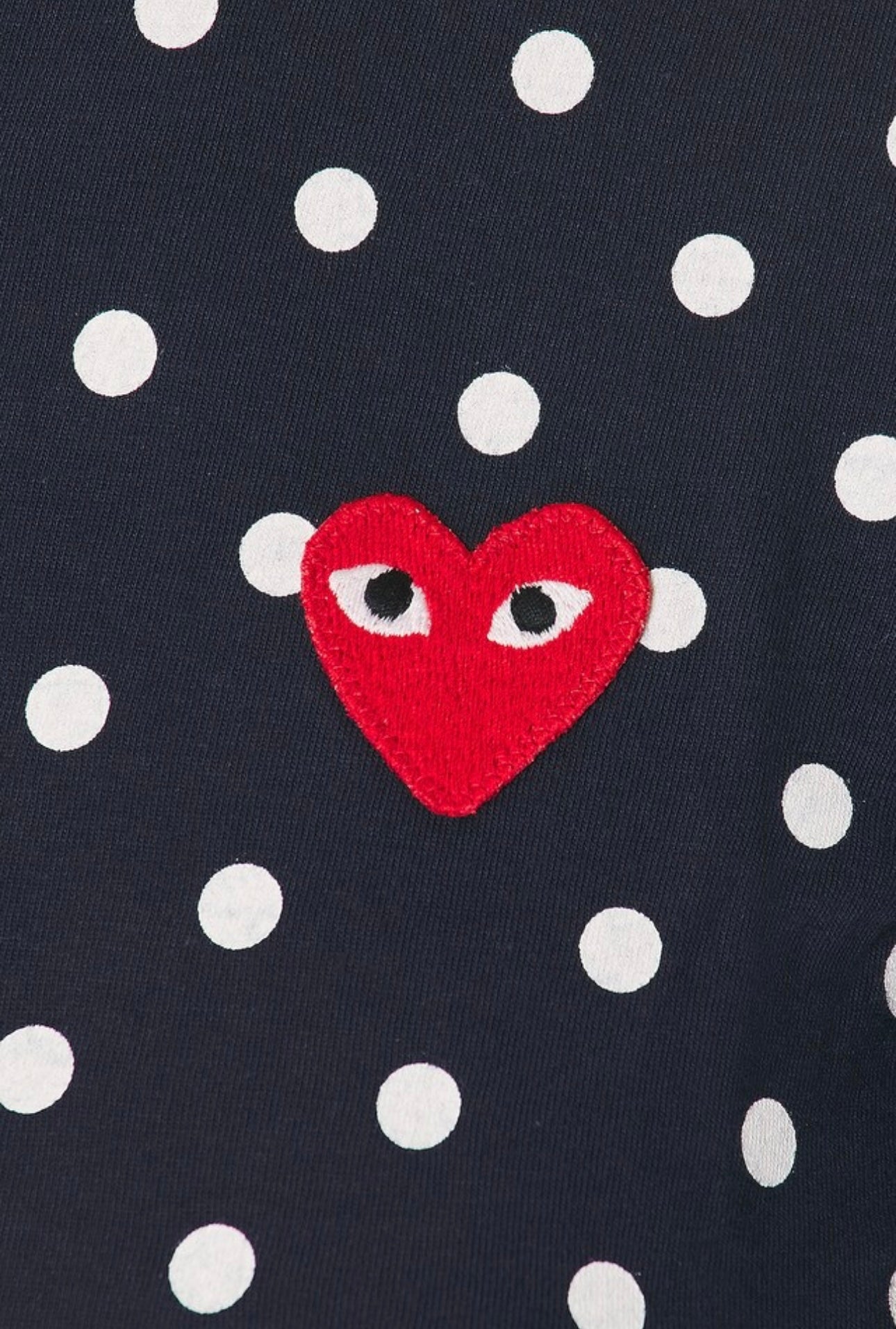 COMME DES GARCONS PLAY
Cotton Red Emblem Dot Longsleeve