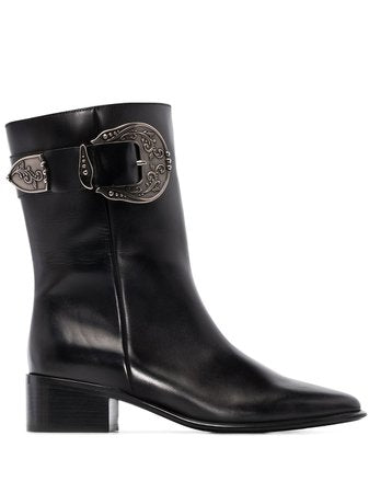LOEWE western style boots with buckle