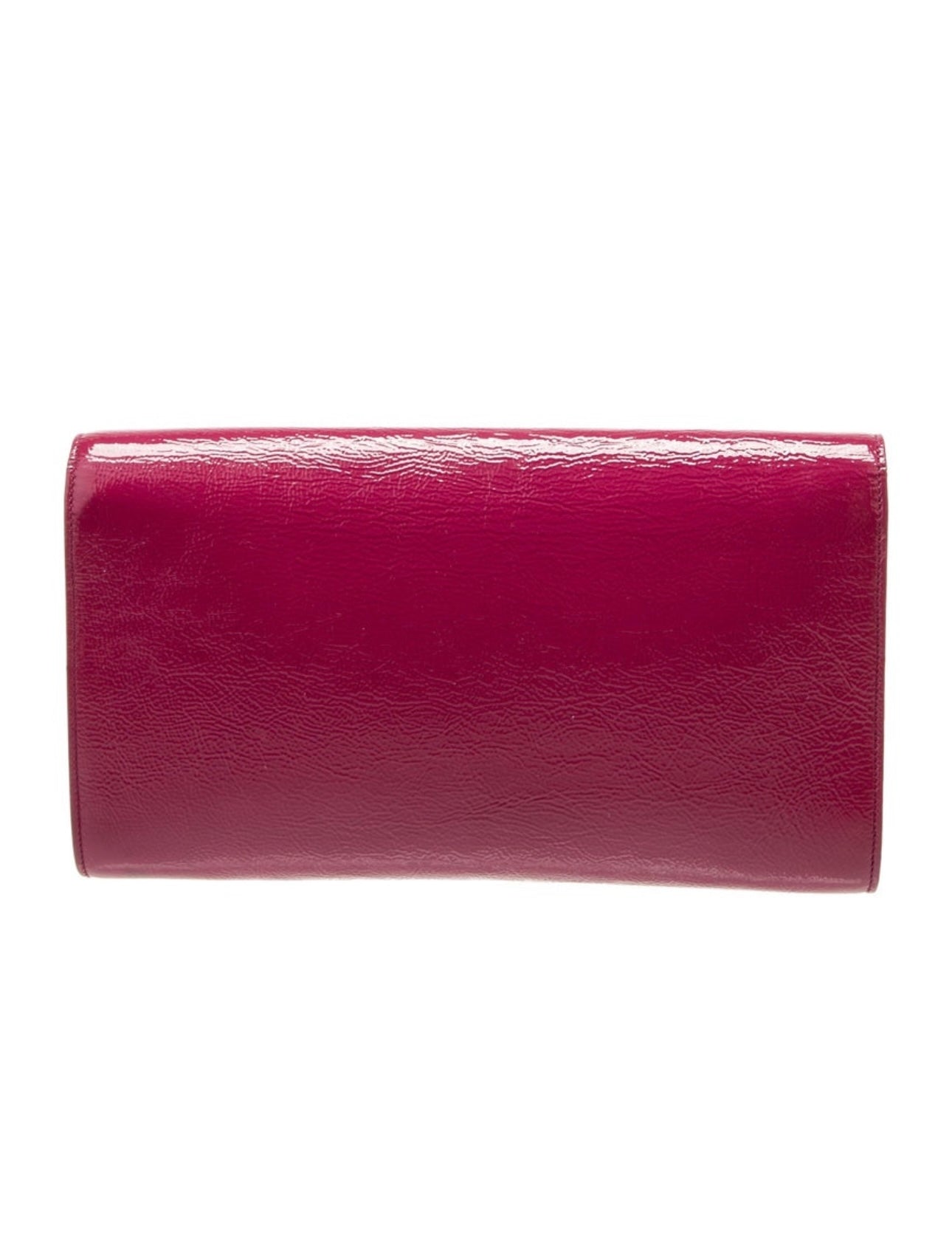 YSL - BELLE DE JOUR PINK PATENT LEATHER CLUTCH