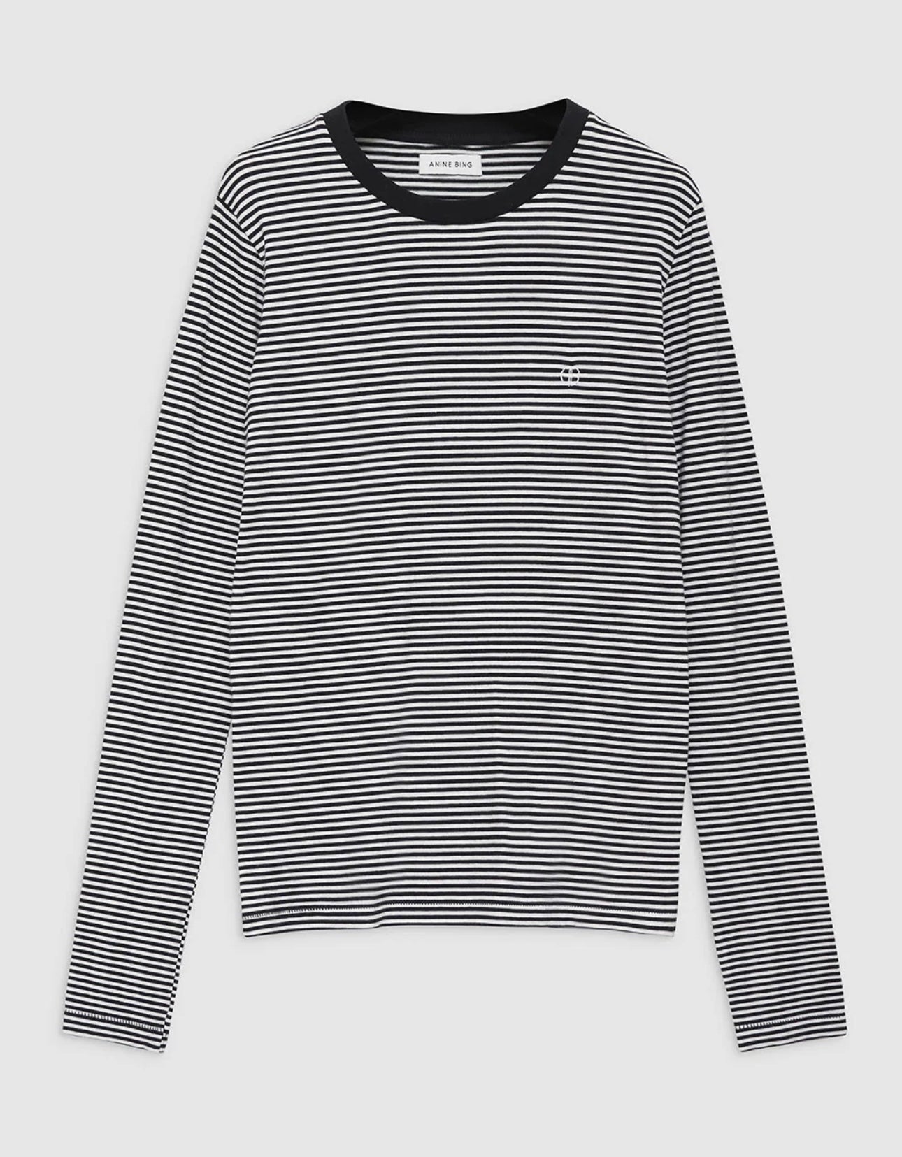 ANINE BING - Rylan Tee
Black And White Stripe