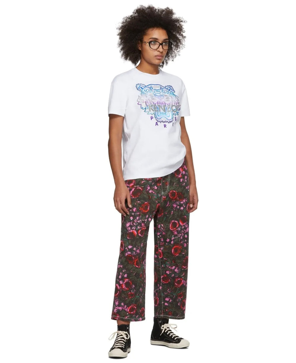 KENZO 
White Limited Edition Holiday Tiger T-Shirt