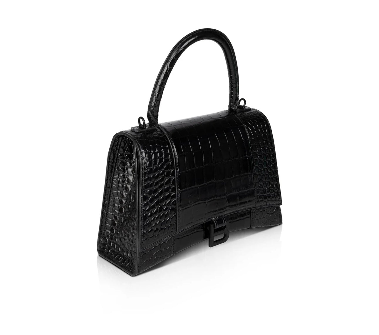 Balenciaga Hourglass Embossed Tote Bag