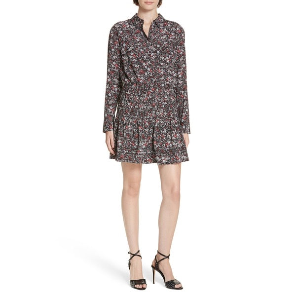 Veronica Beard Floral Button Up Dress