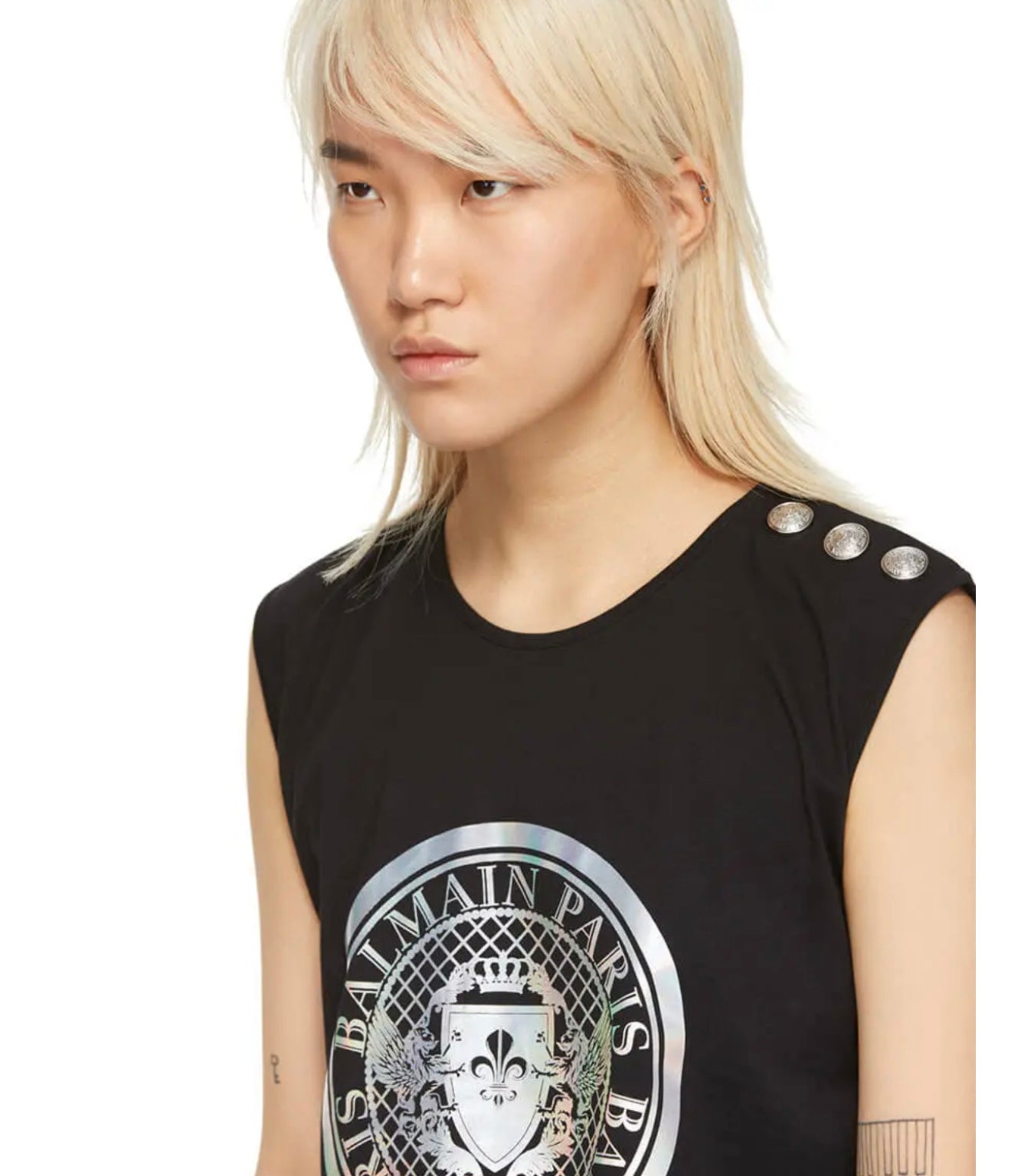 BALMAIN
Black Coin Logo Tank Top