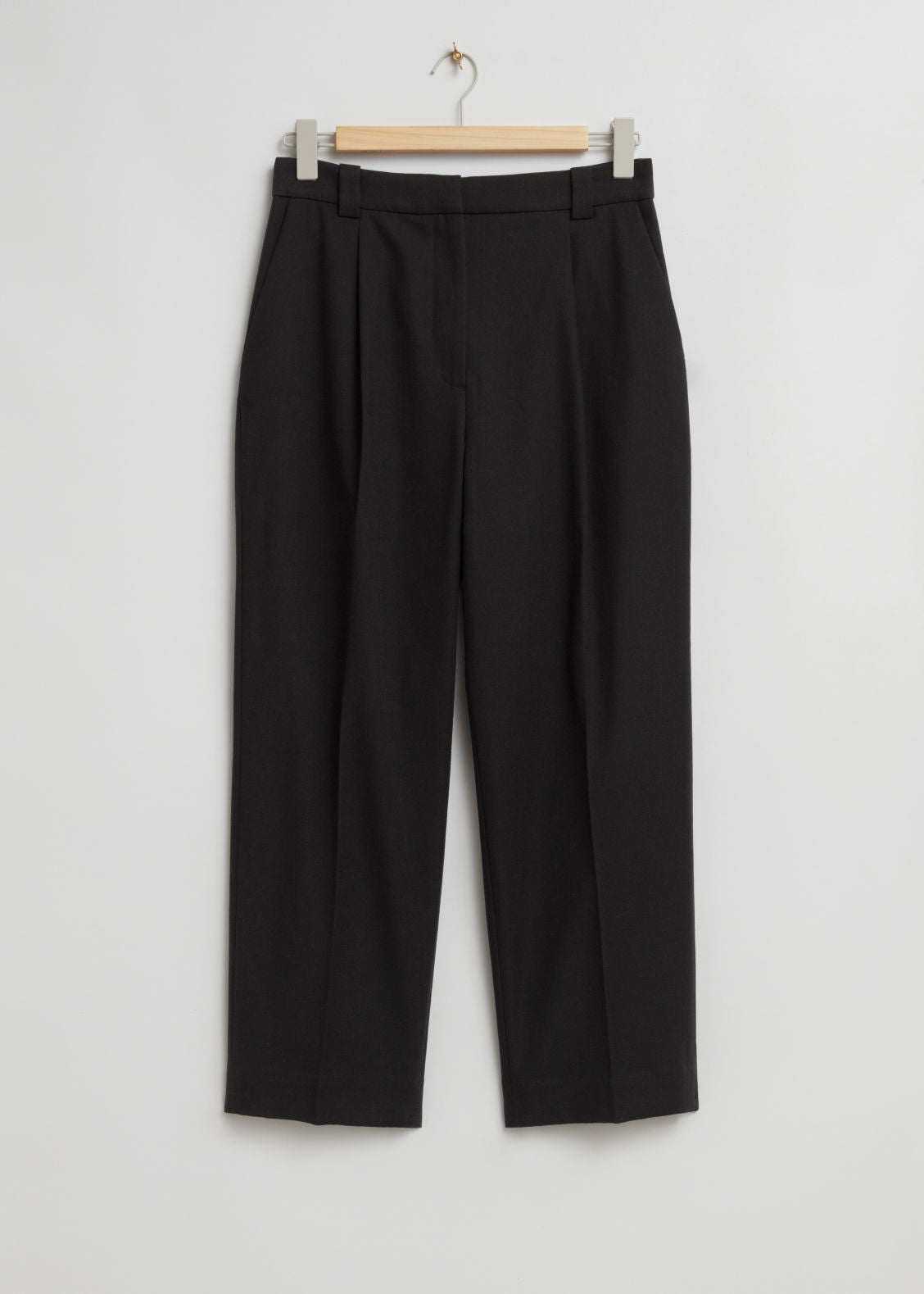 & OTHER STORIES black straight leg trousers