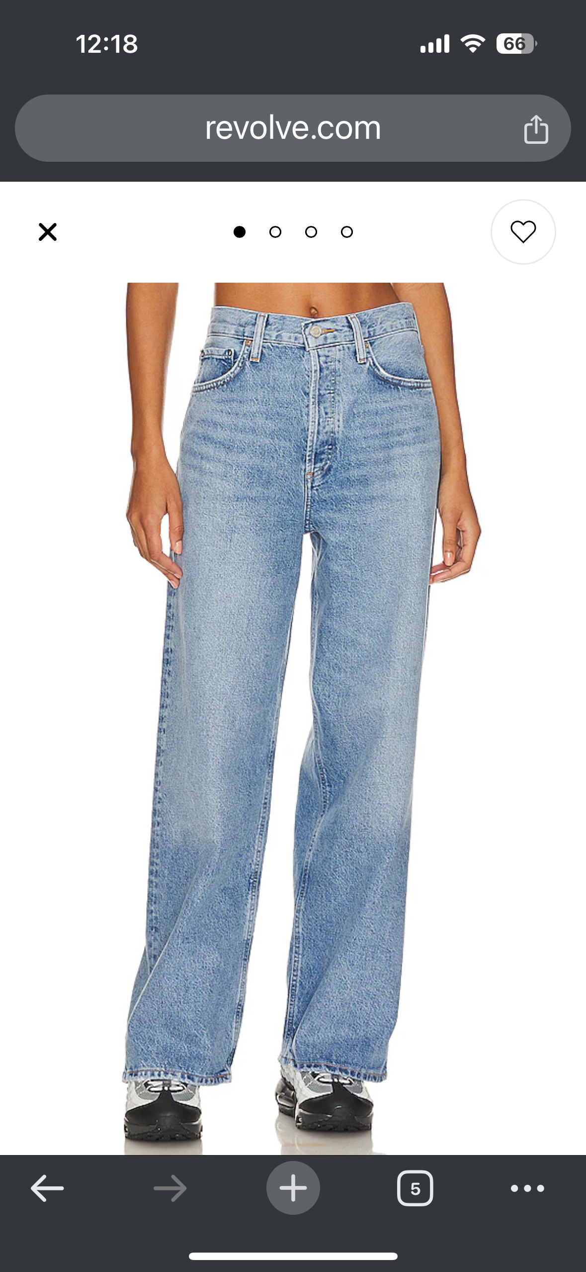 Agolde - Low slung baggy jeans