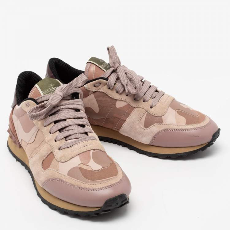 Valentino Camo Stud Runners