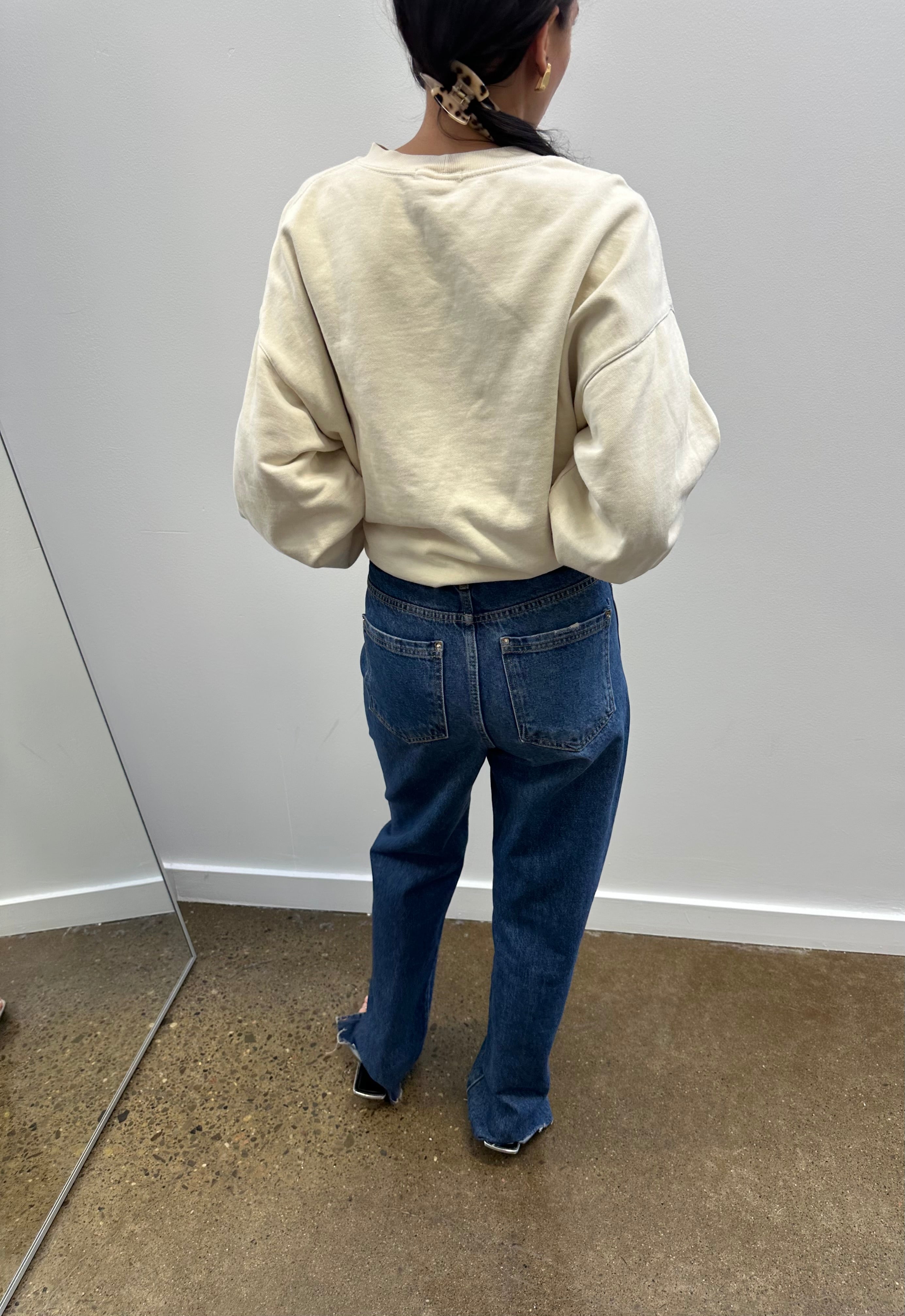 ZARA - FRONT SLIT DENIM