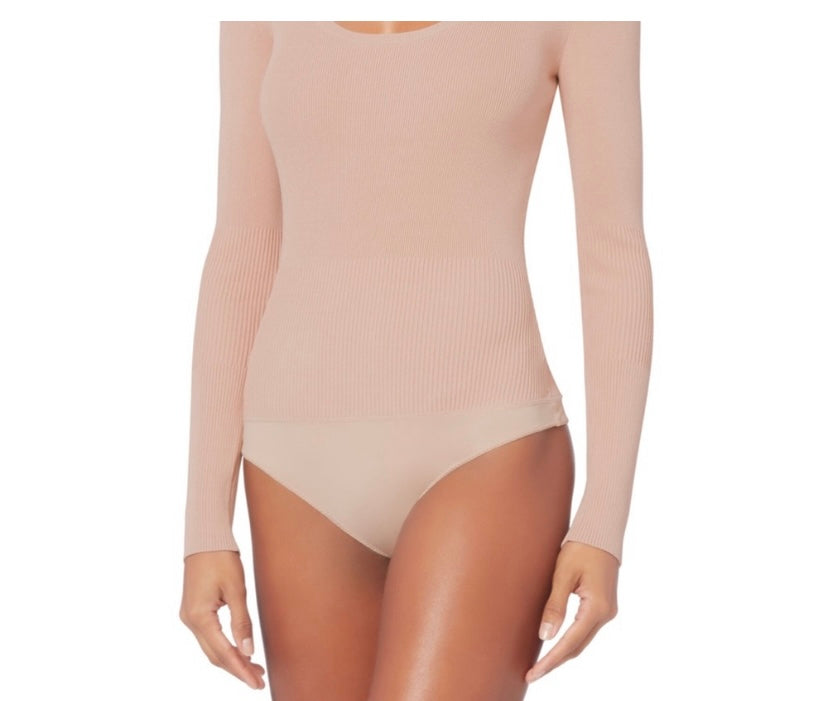 Intermix Lace Up Bodysuit