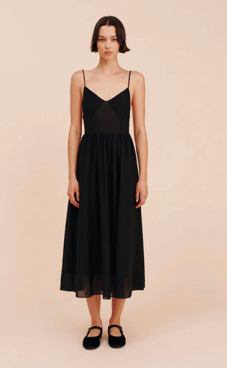 POSSE - WINNIE DRESS IN BLACK