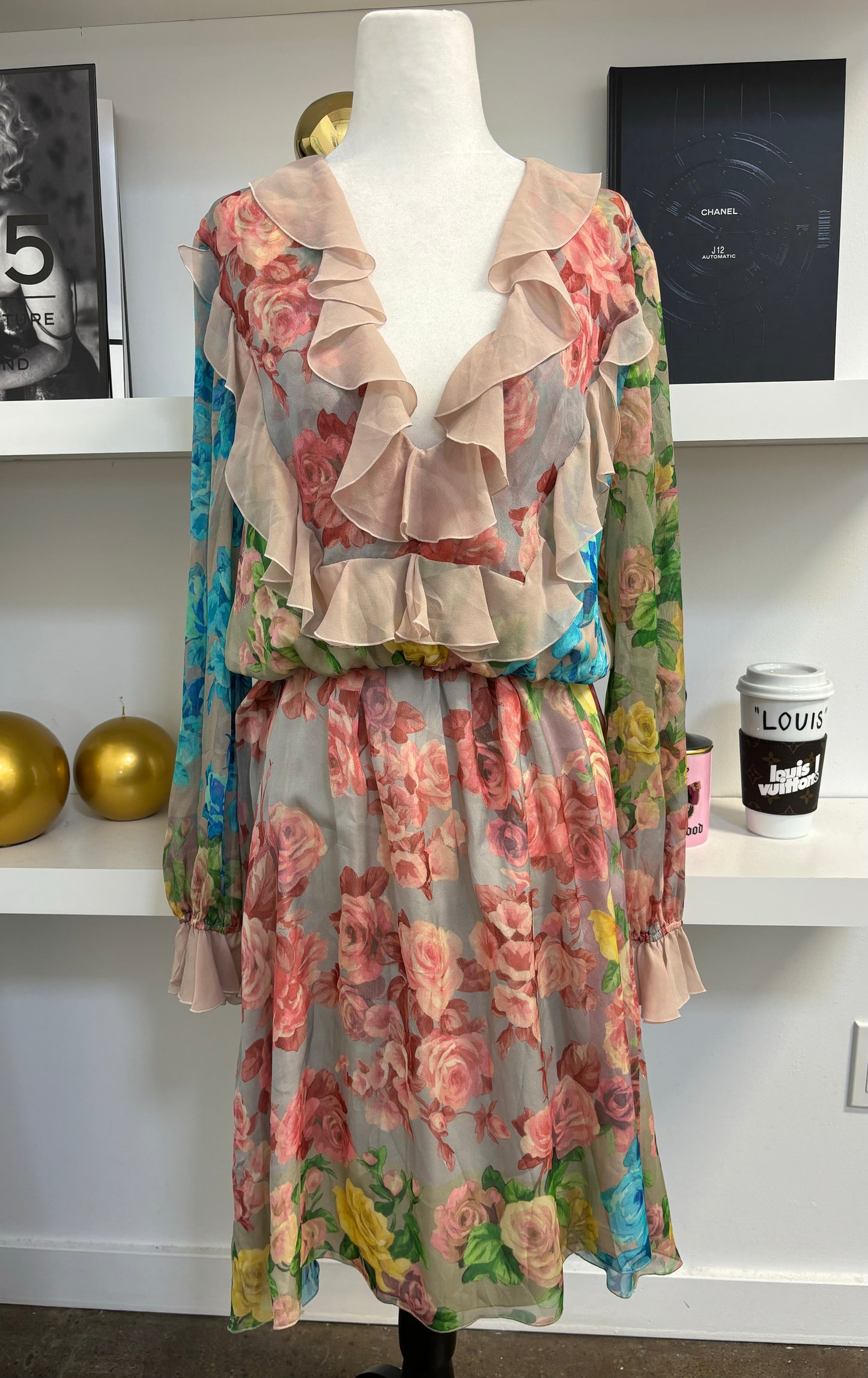 Blumarine Floral Dress