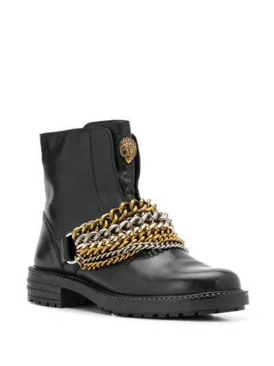 KURT GEIGER STEFAN chain link boots