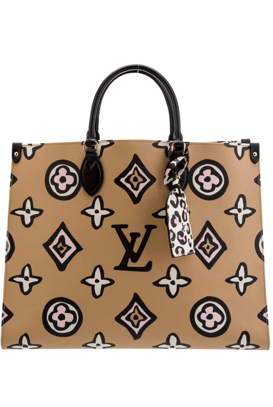 Louis Vuitton Monogram Giant Wild At Heart Onthego GM Arizona Beige