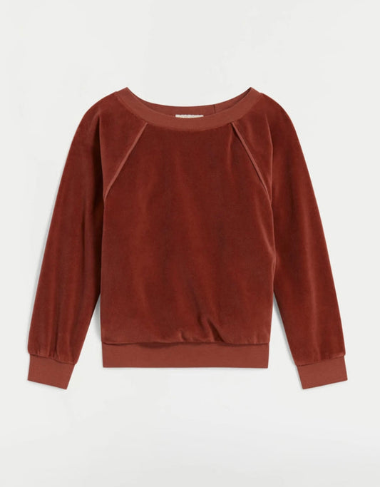 Suzie Kondi - Velour Crewneck Sweater