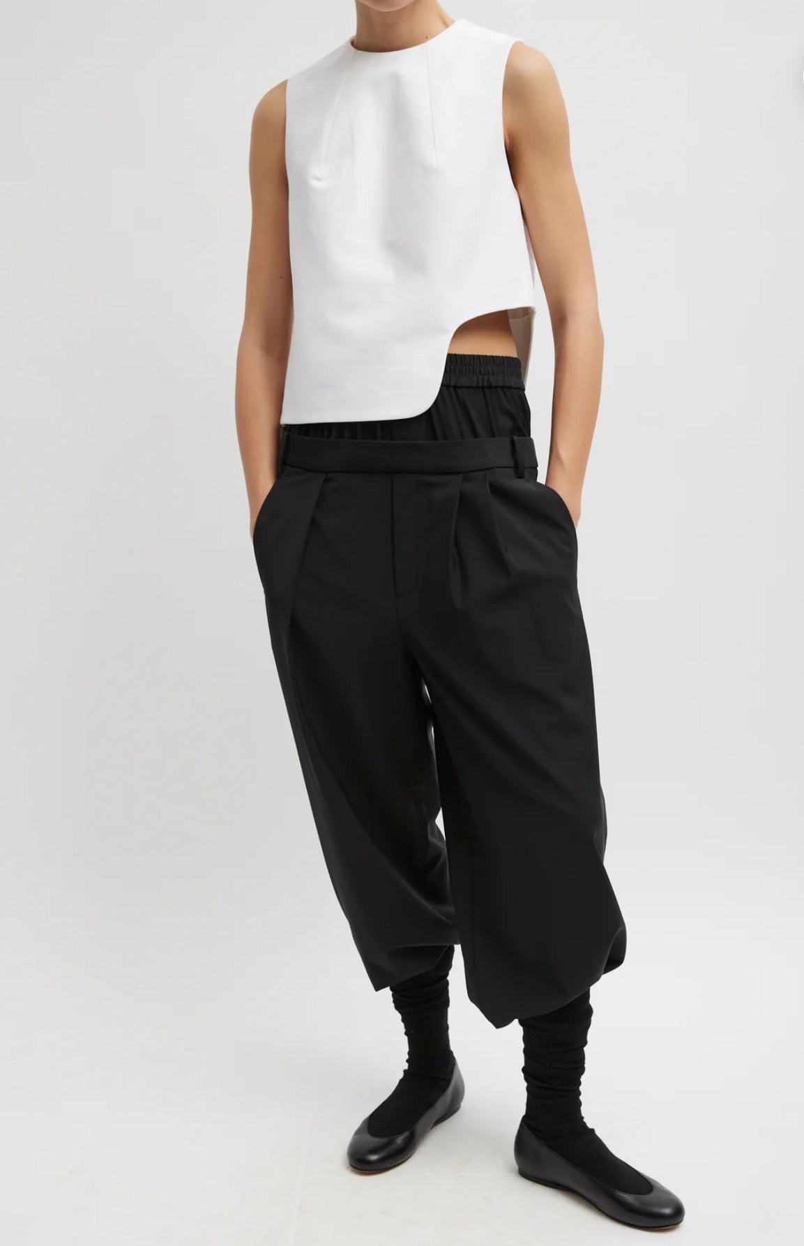 Tibi Borg Sock Shoe - Tall