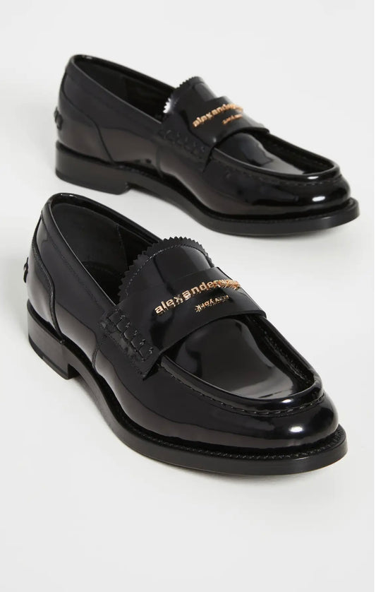 Alexander Wang
Carter Logo Letters Loafers