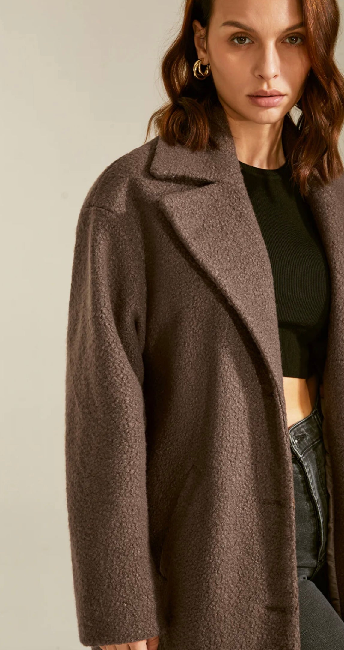 COMMENSE- Essential Long Wool Coat