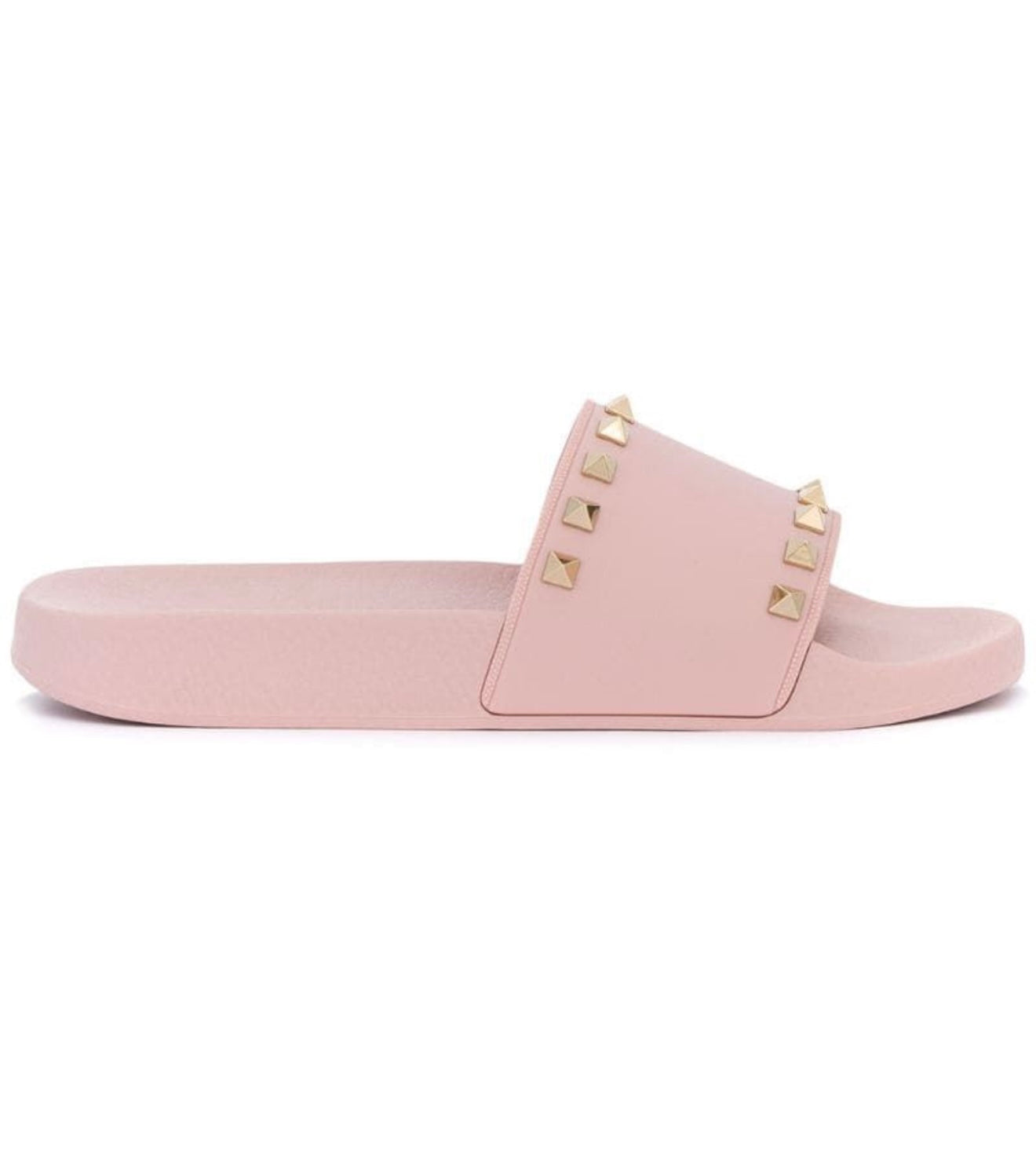 Valentino - Rubber Rockstud Spiked Pool Slides