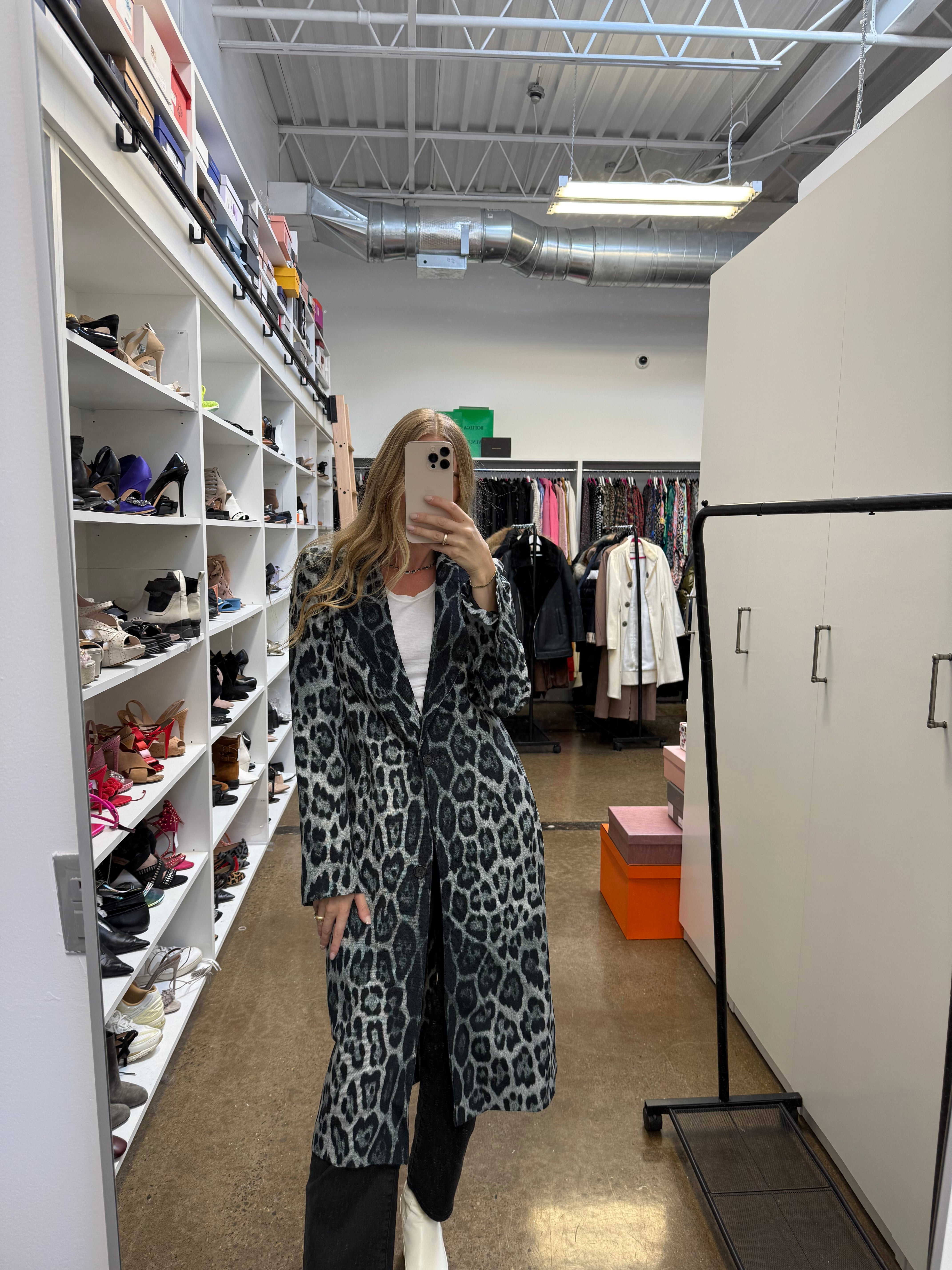 Smythe - MIDI Leopard Jacket