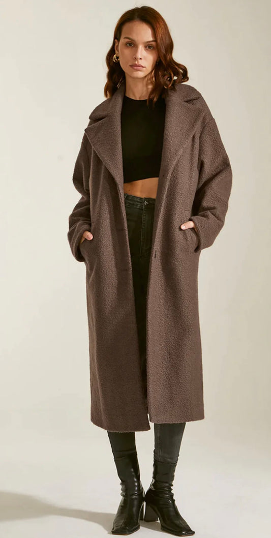 COMMENSE- Essential Long Wool Coat