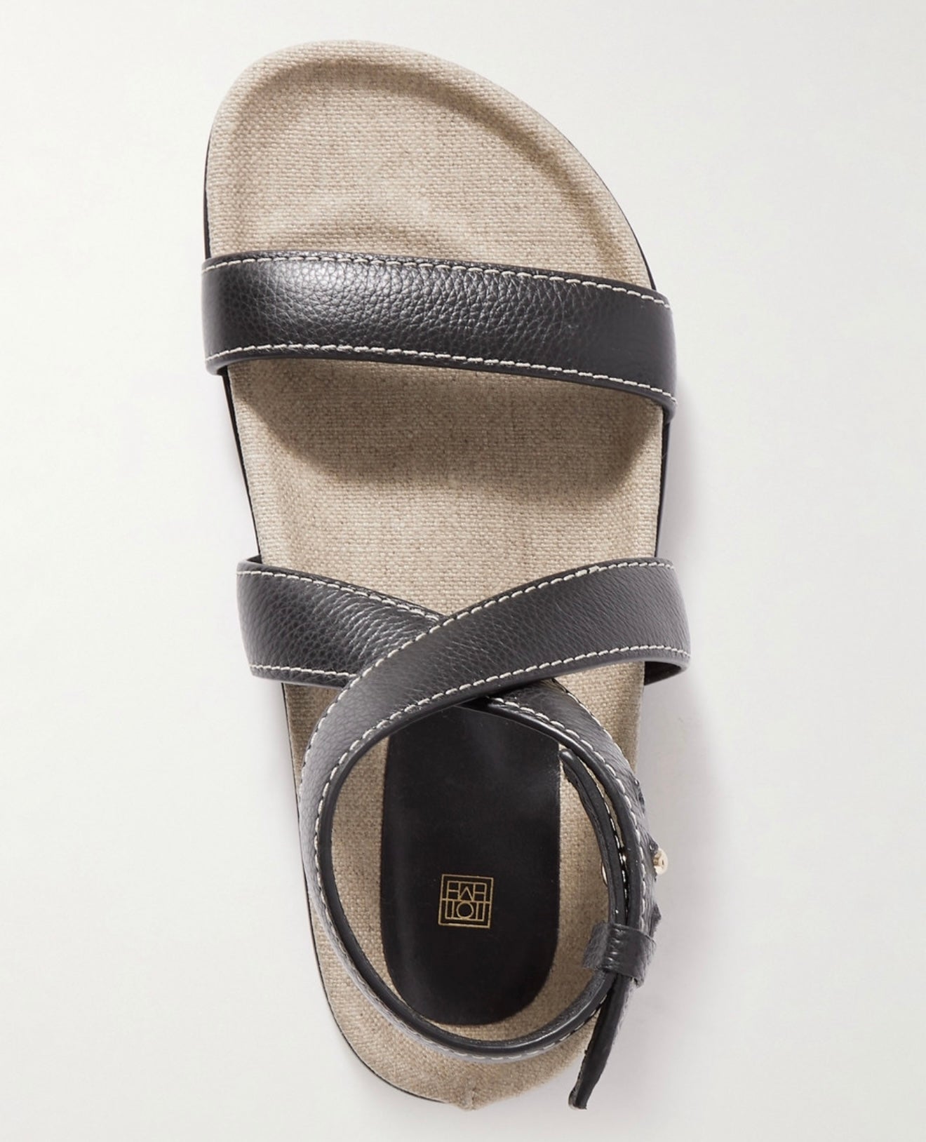 Toteme - Black Leather Sandals