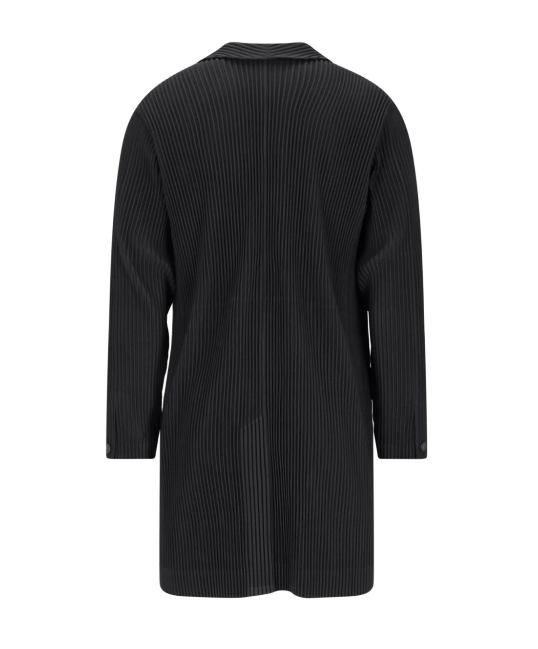 Homme Plissé Issey Miyake - 
Homme Plissé Issey Miyake Single-Breasted Above-Knee Length Coat