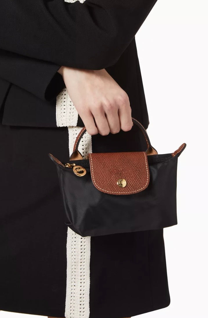 LONGCHAMP
Mini Le Pliage Original Clutch in Canvas