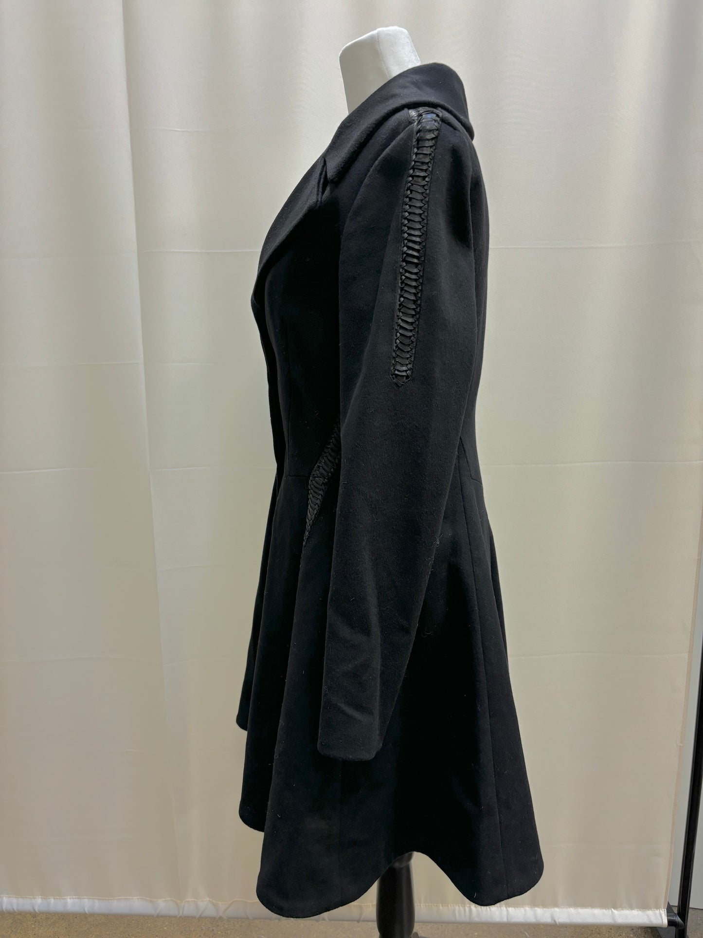 Rag & Bone Leather Detail Coat