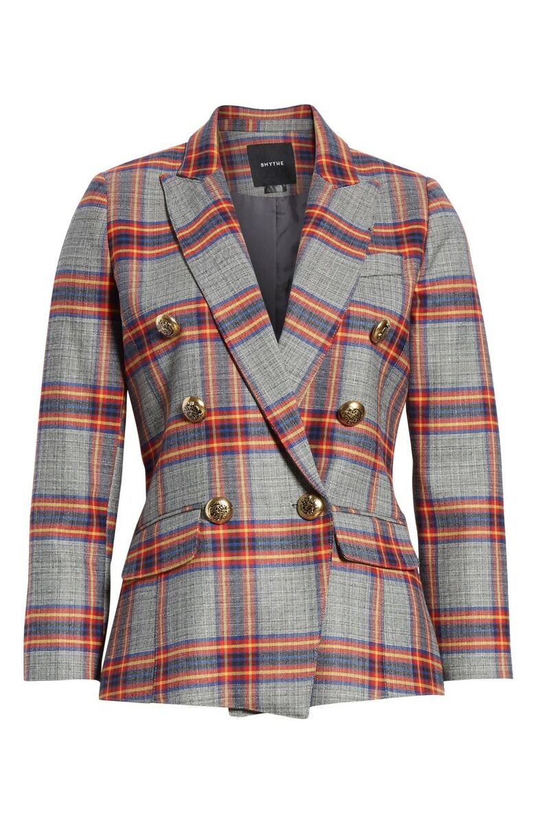 SMYTHE plaid blazer