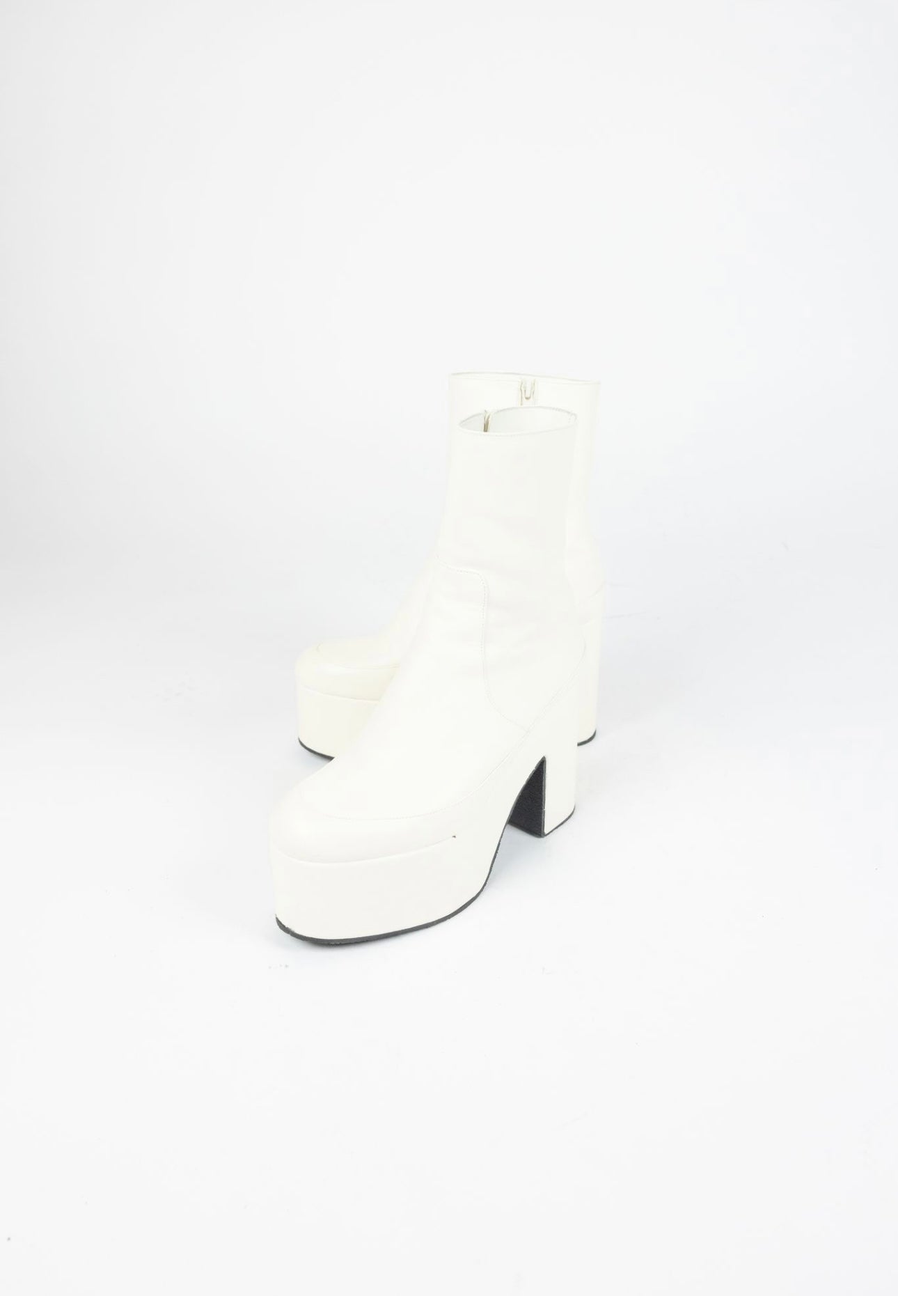 Dries Van Noten - Calfskin Zip Platform Boots