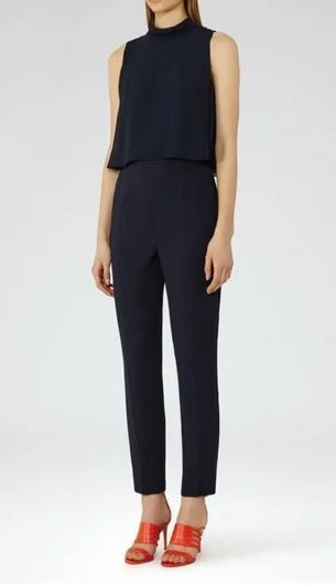 REISS navy jumpsuit