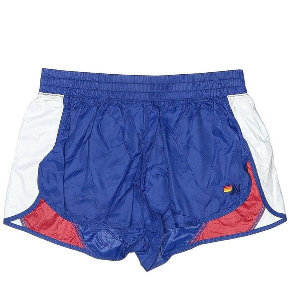 AVIATOR NATION blue, white, red nylon shorts