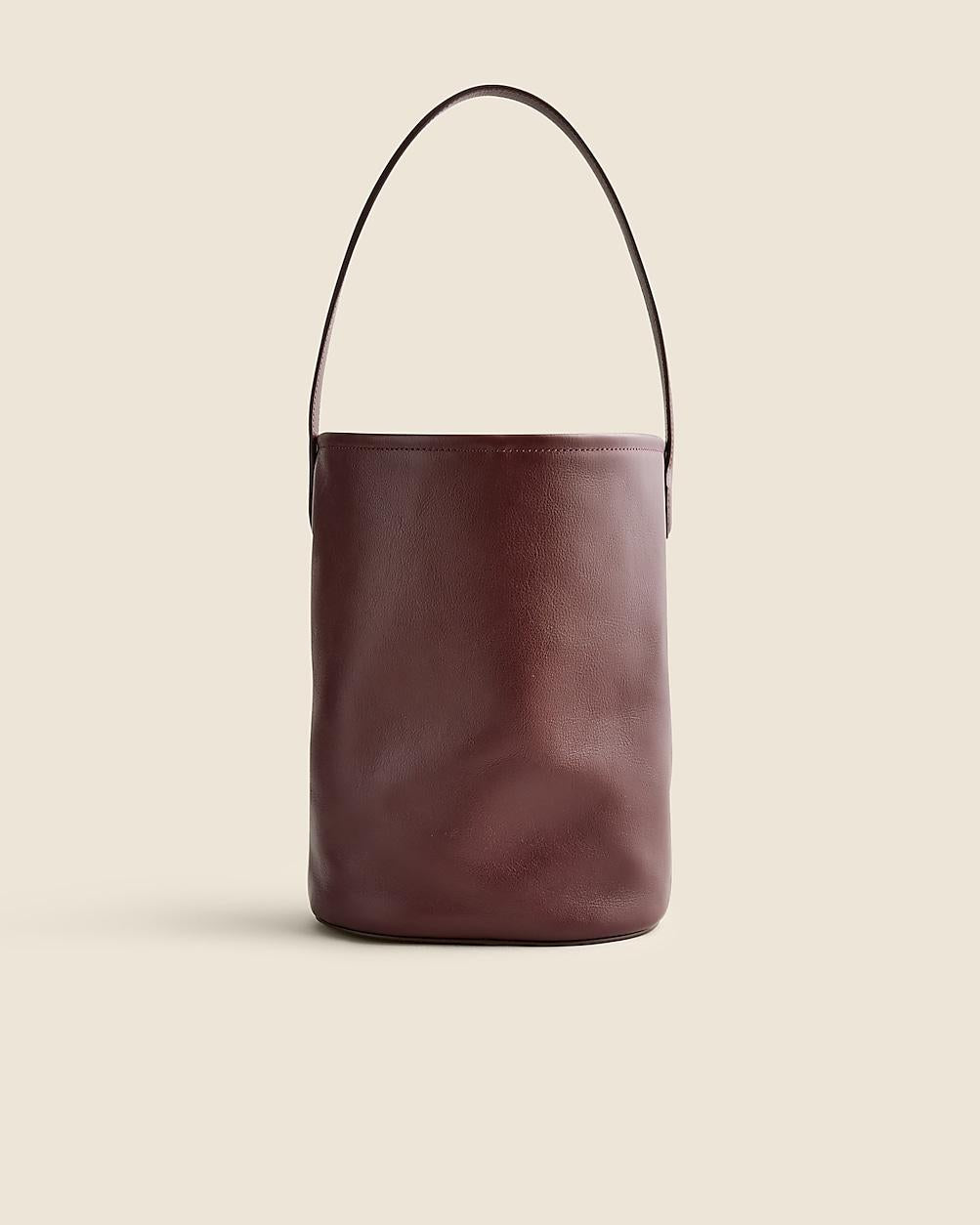 JCREW leather bucket bag
