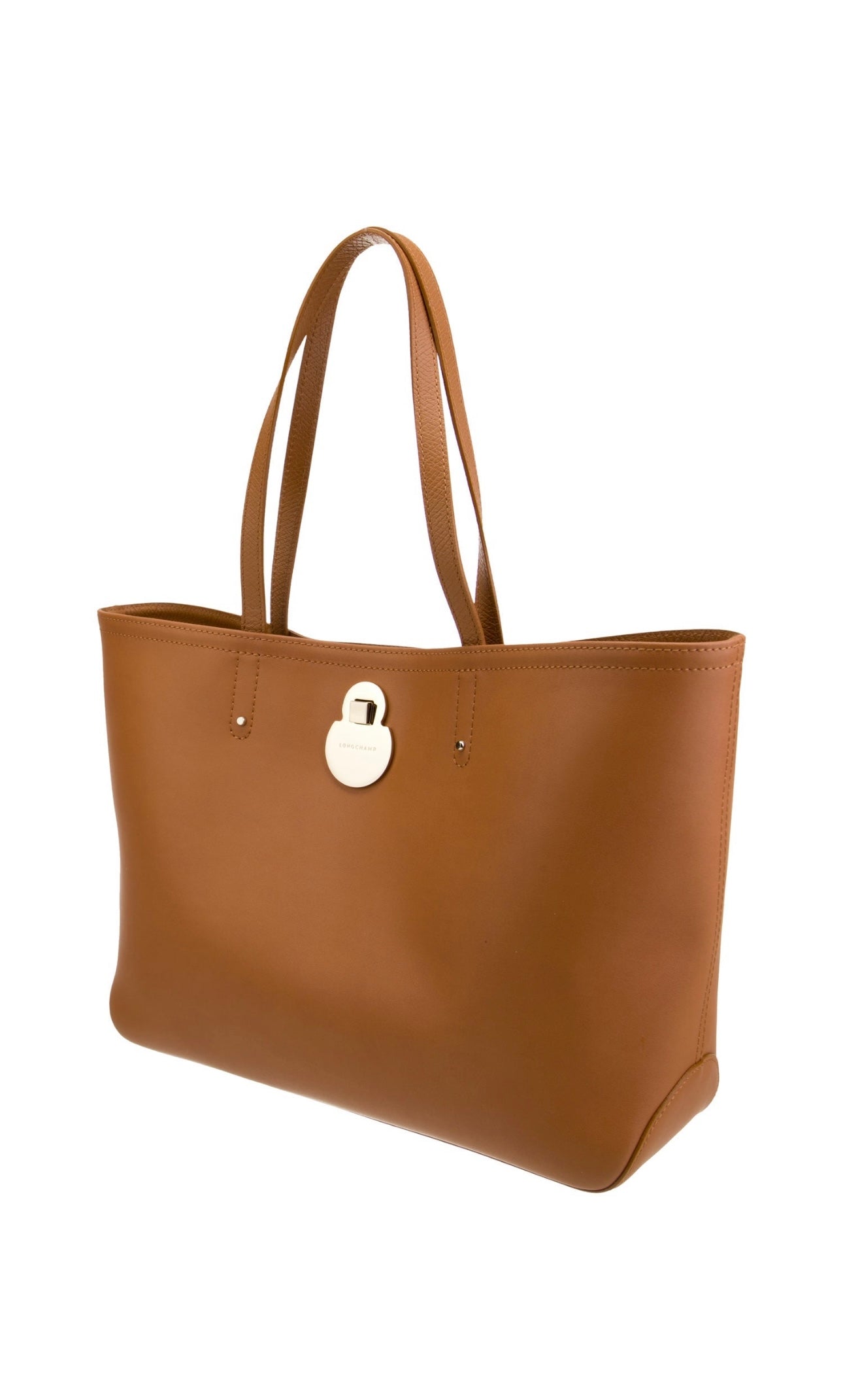 LONGCHAMP - Brown Leather Tote Bag