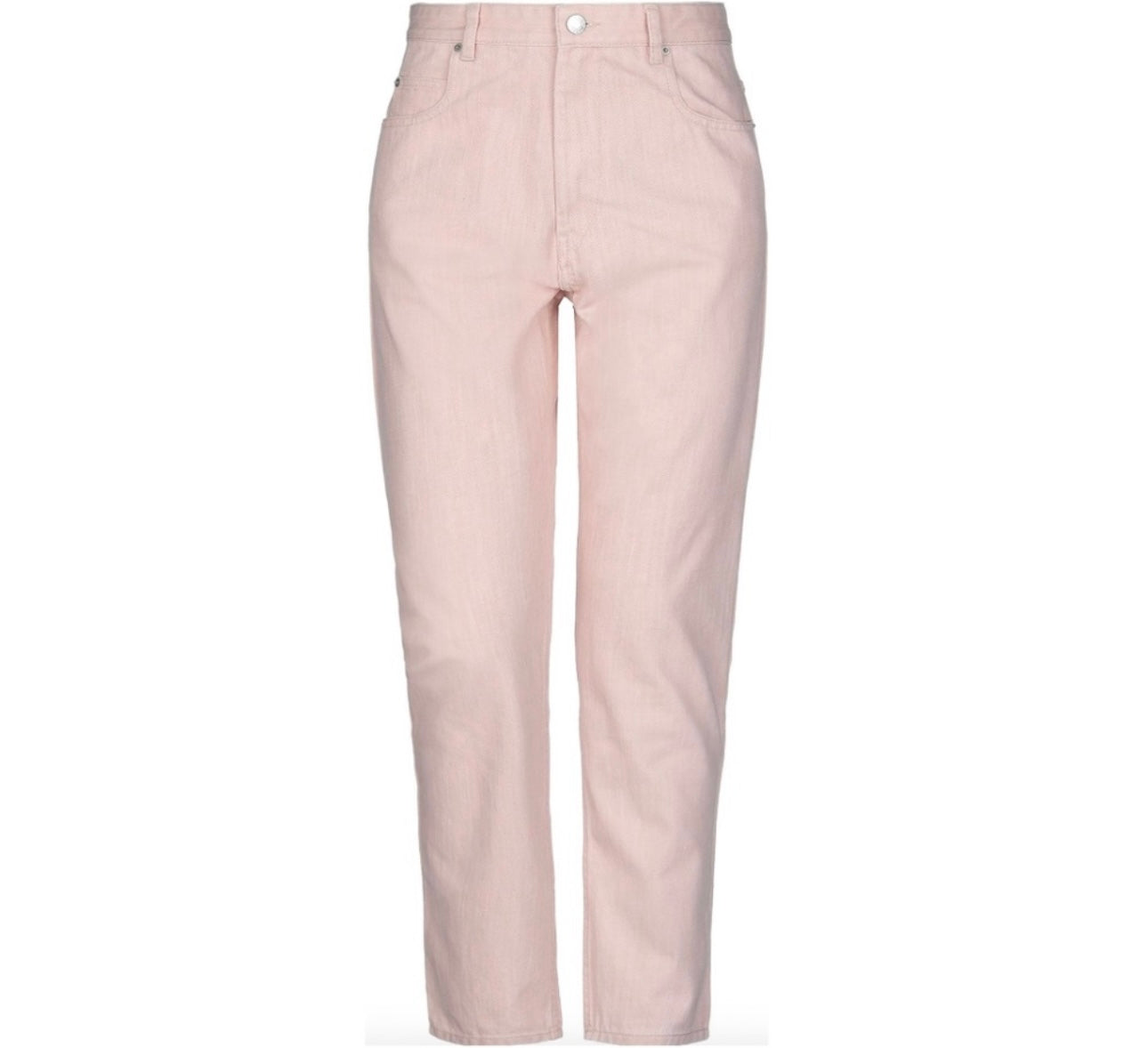 Isabel Marant ETOILE - Fliff Mid Rise Straight Leg Jeans - Womens - Light Pink