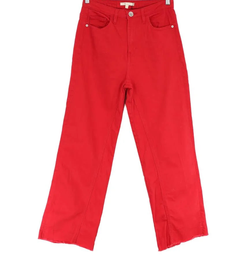 MAJE red denim