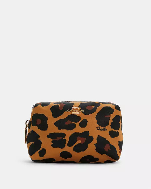 COACH leopard pouch